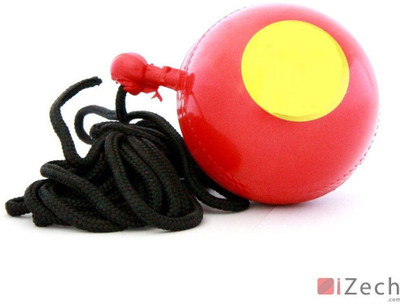 

QUINERGYS ™ Cricket Hanging Ball for Practice and Bat Knocking with Rope Cricket Bat Mallet Cricket Training Ball(Pack of 1, Red)