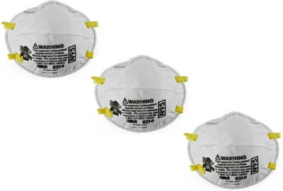 

3M Particulate Respirator 8210, N95 Mask, NIOSH Approved (Pack of 3) Mask and Respirator