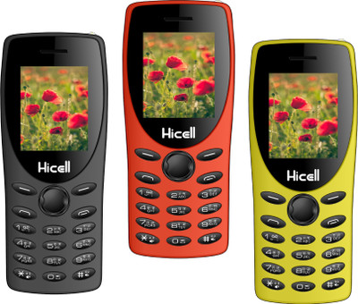 

Hicell C1 Tiger Pack of Three Mobiles(Grey)
