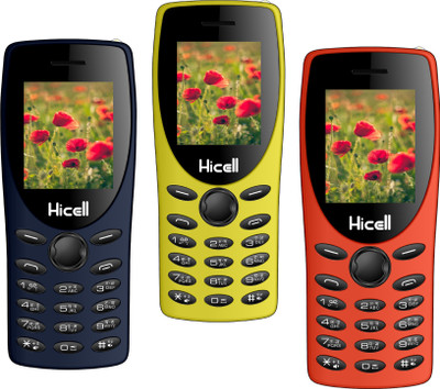 

Hicell C1 Tiger Pack of Three Mobiles(Blue)