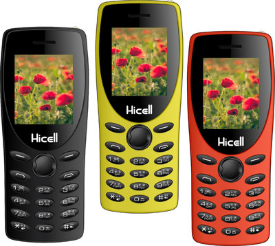

Hicell C1 Tiger Pack of Three Mobiles(Black)