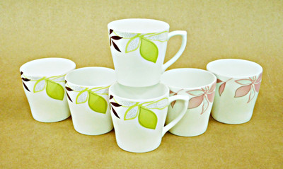 

Reddish Bone China(White, Pack of 6)