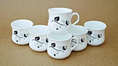 

Reddish Bone China(White)