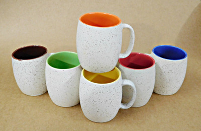 

Reddish Ceramic(Multicolor, Pack of 6)
