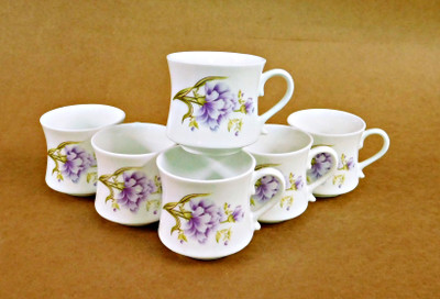 

Reddish Bone China(White, Pack of 6)
