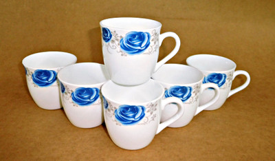 

Reddish Bone China(White, Pack of 6)