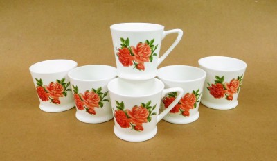 

Reddish Bone China(White, Pack of 6)