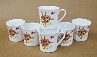 

Reddish Bone China(White, Pack of 6)