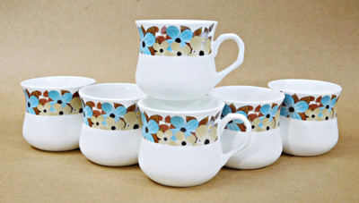 

Reddish Bone China(White, Pack of 6)