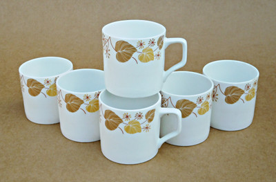 

Reddish Bone China(White, Pack of 6)