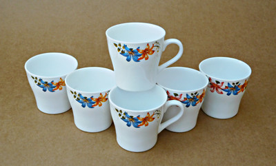 

Reddish Bone China(White, Pack of 6)