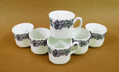 

Reddish Bone China(White, Pack of 6)