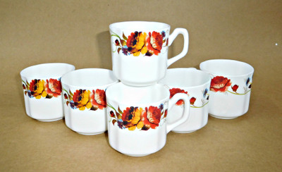

Reddish Bone China(White, Pack of 6)