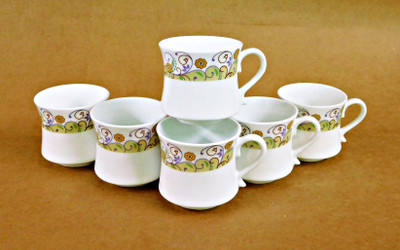 

Reddish Bone China(White, Pack of 6)