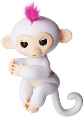 iDream Interactive Baby Finger Monkey Electronic Pet For Kids(White)