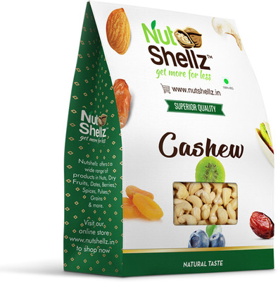 

Nutshellz W240 grade - Whole - Large Cashews(750 g, Pouch)