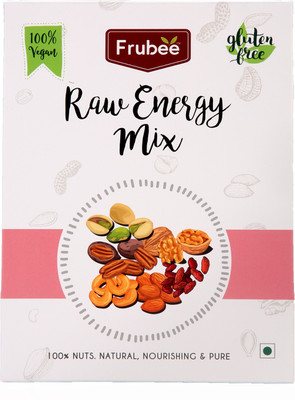 

Frubee 0.25 Kg Raw Energy Mix, Mix Nuts, Trail Mix (250 gram pack) Assorted Nuts(250 g, Vacuum Pack)