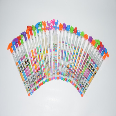 CRAFTWAFT EASY PUSH FUNNY CHARACTER Pencil(Set of 30, Multicolor)