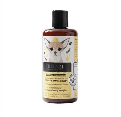 

bozzi Anti-microbial, Anti-fungal, Flea and Tick, Anti-parasitic, Allergy Relief, Anti-itching, Hypoallergenic NATURAL Dog Shampoo(300 ml)