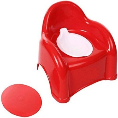 

Croox Baby Potty Seat Cum Chair 2 in 1 (Red) Potty Box(Multicolor)