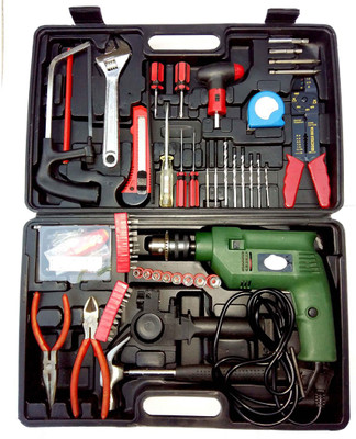 

Homelux Drill machine 220 Pcs. Tool Kit Power & Hand Tool Kit(220 Tools), Multicolor