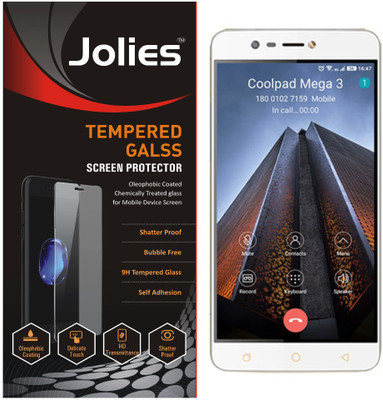 jolies Tempered Glass Guard for Coolpad Mega 3(Pack of 1) jolies Tempered Glass Guard for Coolpad Mega 3(Pack of 1)