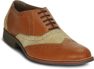 

Get Glamr Lanzo Brogues For Men(Tan