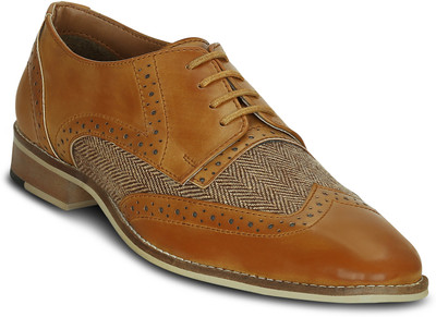 

Get Glamr Kempeer Brogues For Men(Tan
