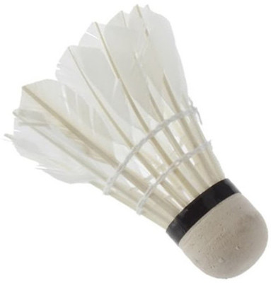 

QUINERGYS ® Birdies LED Light Dark Night Colorful LED Badminton Shuttlecock Feather Shuttle - White(Medium slow, 76, Pack of 1)