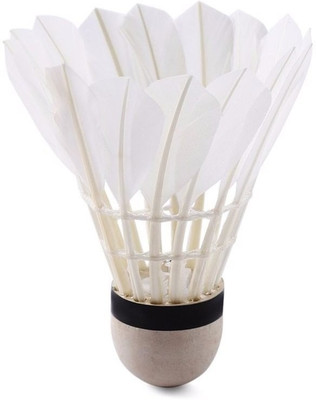 

QUINERGYS ® Shuttlecock Birdies Lighting LED Light Badminton Flashlight Novelty Lighting Colorful Badminton Feather Shuttle - White(Medium, 77, Pack of 1)