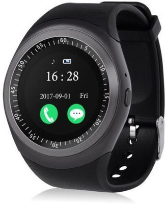 

ALONZO 1 Touch Screen Bluetooth Smart Watch with SIM Card Slot Watch Phone Remote Camera for SAMSUNG Galaxy S6 Compatible Black Smartwatch(Black Strap Free Size)