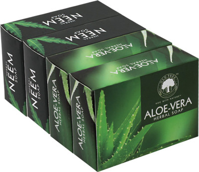 

Old Tree Aloe Vera and Neem Soap Combo(120 g, Pack of 4)