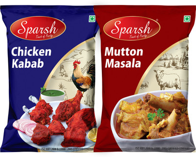 SPARSH MASALA Combo Chicken Kabab Masala & Mutton Masala 400Grams(2 x 200 g)