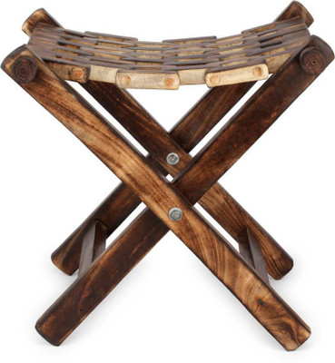 

Khan Handicrafts Stool(Brown)
