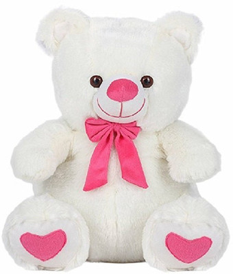 

Fun & Joy LOvly White & Pink teddy bear - 18 inch(White & Pink)