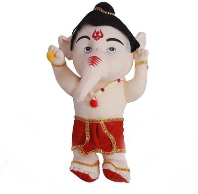 

ARD Enterprise Original Small Ganesh,Premium Quality,Non-Toxic Super Soft Plush Stuff Toys for all age groups - 25 cm(Multicolor)