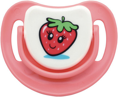 

Pigeon SILICONE PACIFIER STEP 1, STRAWBERRY Soother(Multicolor)