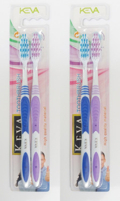

Keva NA Soft Toothbrush(Pack of 4)