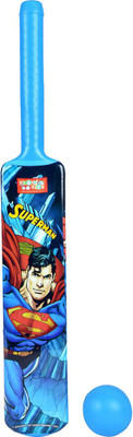 

Superman Large Plastic Bat with Ball Cricket Kit