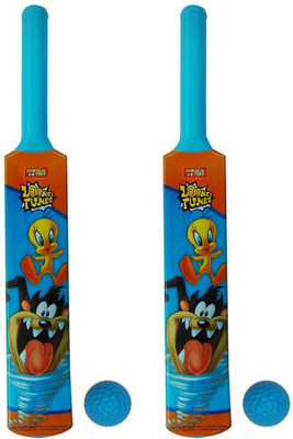 

Looney Tunes Kids First Set of 2 Bats & Balls Cricket Kit