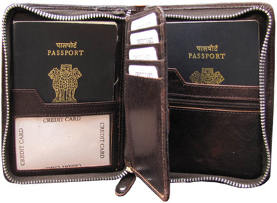 

ABYS Genuine Leather 8 Card Holder(Set of 1, Brown)
