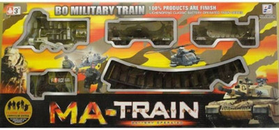 

KIDLAND Military Train Set for Kids (Brown)(Brown)