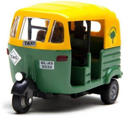 

JAYNIL ENTERPRISE 1:14 Scale Auto Rikshaw Three Wheeler Die Cast Toy(Multicolor)