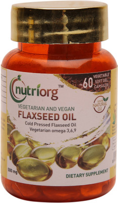 

Nutriorg Flax Seed Capsulse 500mg 60Capsulse(500 mg)