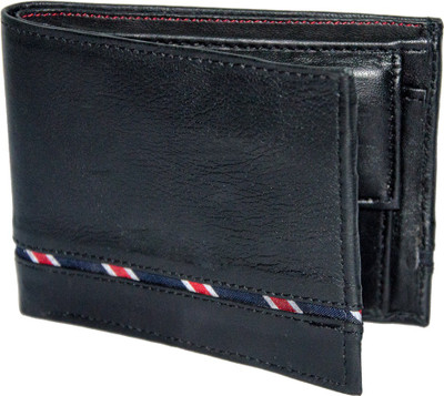 

Nainss Men Black Genuine Leather Wallet(3 Card Slots)