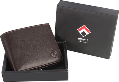 

Urban Alfami Men Brown Genuine Leather Wallet(8 Card Slots)