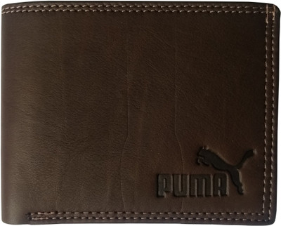 

Puma Men Brown Genuine Leather Wallet(4 Card Slots)