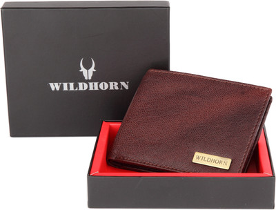 

WildHorn Men Formal Brown Genuine Leather Wallet(5 Card Slots)