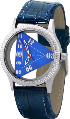 

WILL HORN WH-9005 Triangle Blue Stylish Wrist Watch Watch - For Girls