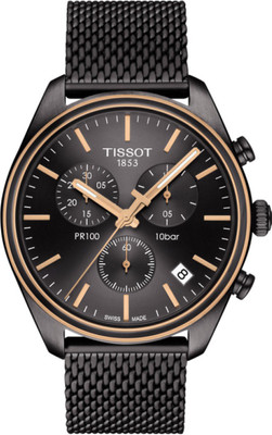 

Tissot MN-T101.417.23.061.00 PR 100 Chronograph Black PVD Stainless steel Watch - For Men